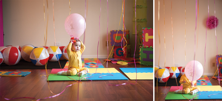 Party ballons for first birthday