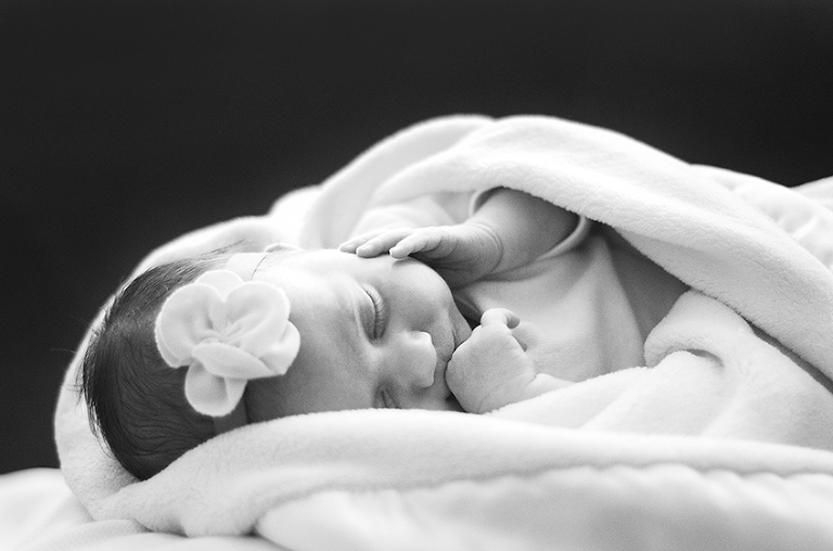 Cute newborn portraits
