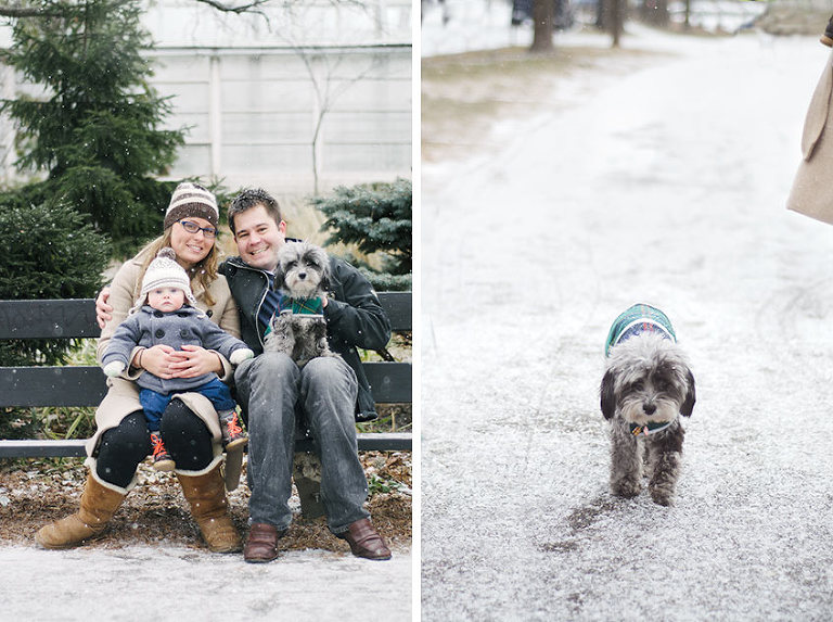 Chicago winter family photography